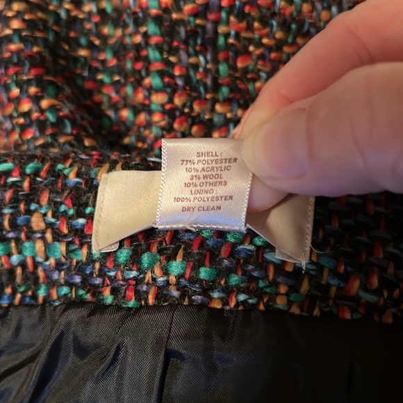 Ann Taylor Loft Women’s Size 12 Multicolor Tweed Pencil Skirt - Picture 4 of 4